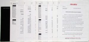 1998 Isuzu Model Lineup Media Information Press Kit