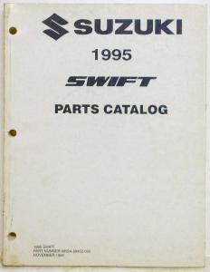 1994 Suzuki Swift Parts Book Catalog - November - Model Year 1995