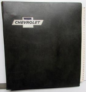 1974 Chevrolet Dealer Data Book Album Camaro Chevelle Corvette Nova Monte Carlo