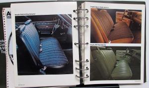 1974 Chevrolet Dealer Data Book Album Camaro Chevelle Corvette Nova Monte Carlo