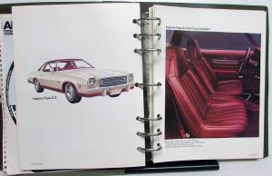 1974 Chevrolet Dealer Data Book Album Camaro Chevelle Corvette Nova Monte Carlo