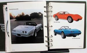 1974 Chevrolet Dealer Data Book Album Camaro Chevelle Corvette Nova Monte Carlo