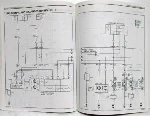 1998 1999 Suzuki Esteem Dealer Electrical Wiring Diagram Manual