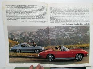 1964 Chevrolet Corvette Sting Ray ORIGINAL Sales Brochure