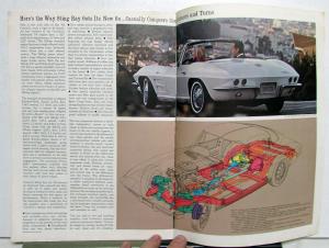 1964 Chevrolet Corvette Sting Ray ORIGINAL Sales Brochure