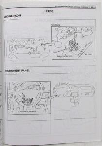 1999 2000 2001 Suzuki Swift Dealer Electrical Wiring Diagram Manual