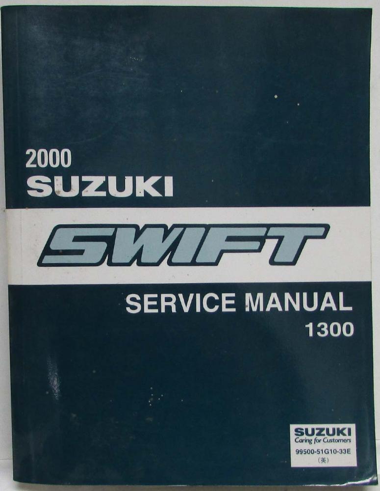 2000 Suzuki Swift 1300 Service Shop Repair Manual