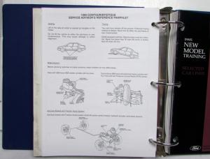 1995 Ford Lincoln Mercury Service Advisor Product Guide Mustang Cougar Mark VIII