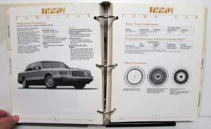 1992 Lincoln Mercury Product Portfolio Town Car Mark VII Cougar Grand Marquis
