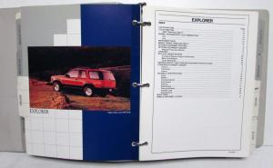 1990 Ford Light Truck Facts Book Bronco Ranger F-Series Explorer Econoline