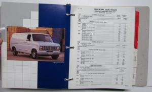 1990 Ford Light Truck Facts Book Bronco Ranger F-Series Explorer Econoline