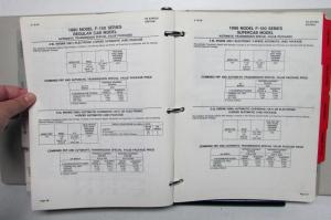 1990 Ford Light Truck Facts Book Bronco Ranger F-Series Explorer Econoline