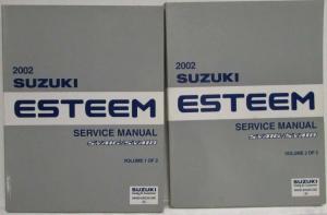 2002 Suzuki Esteem SY416/SY418 Service Shop Repair Manual - 2 Volume Set