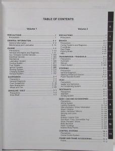 2002 Suzuki Esteem SY416/SY418 Service Shop Repair Manual - 2 Volume Set
