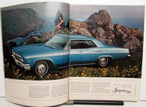 1966 Chevrolet Full Size Sales Brochure Caprice Impala Belair Biscayne Wagons