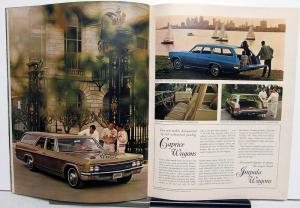 1966 Chevrolet Full Size Sales Brochure Caprice Impala Belair Biscayne Wagons