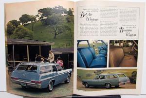 1966 Chevrolet Full Size Sales Brochure Caprice Impala Belair Biscayne Wagons