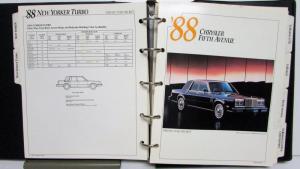 1988 Chrysler Color & Trim NewYorker Fifth Ave LeBaron Conquest TSi Town&Country