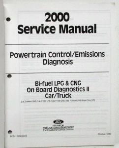 2000 Ford Bi-Fuel Powertrain Control Emissions Diagnosis Service Manual