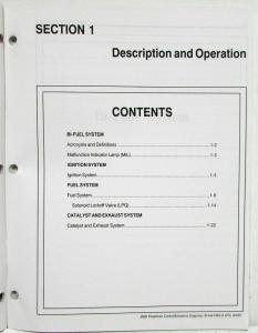 2002 Ford Bi-Fuel Powertrain Control Emissions Diagnosis Service Manual