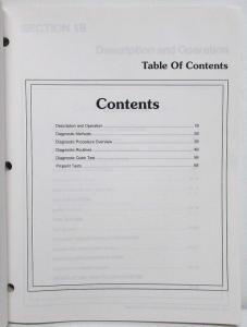1996 Ford Powertrain Control Emissions Diagnosis Service Manual Mercury Villager