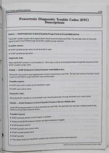 2000 Ford Powertrain Control Emissions Diagnosis Service Manual Mercury Villager