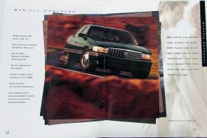 1995 Cadillac Seville Eldorado DeVille Fleetwood Sales Brochure Standard Size