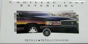 1995 Cadillac DeVille & Concours Exterior Colors Sales Folder Original