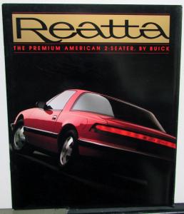 1988 Buick Reatta Dealer Sales Brochure With Fold Out Pages