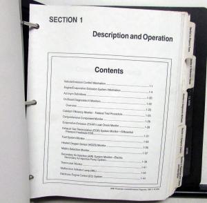 2000 Ford Powertrain Control Emissions Diagnosis Service Manual Car-Truck OBD-II