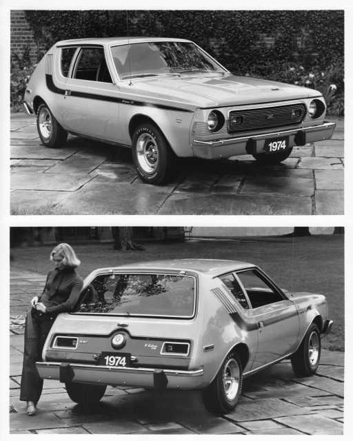 1974 AMC Gremlin X with Levis Upholstery Press Photo and Release 0055