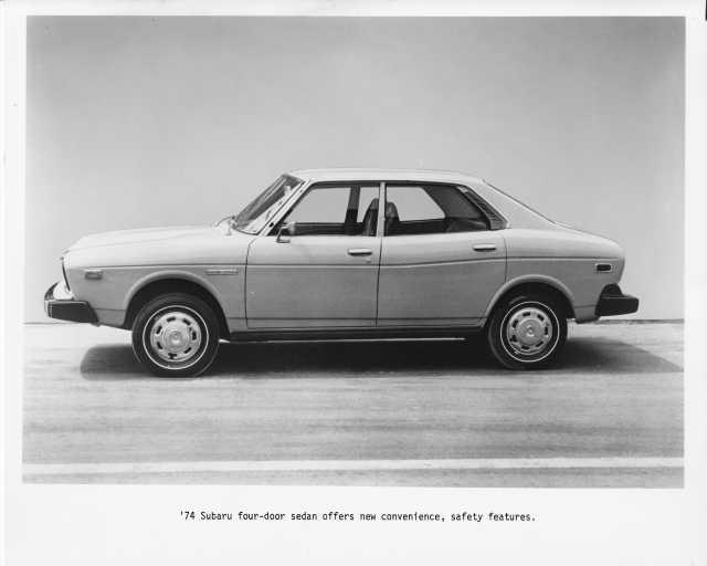1974 Subaru Four Door Sedan Press Photo 0075
