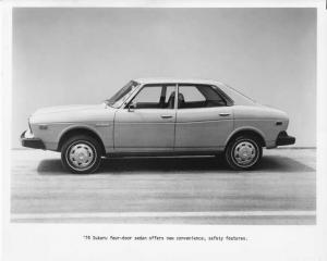 1974 Subaru Four Door Sedan Press Photo 0075