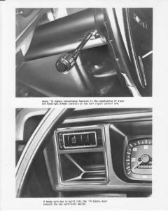 1974 Subaru Convenience Features Press Photo 0077