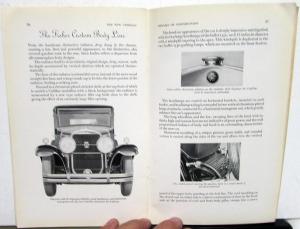 1929 Cadillac Sales Brochure Technical Booklet Mechanism & Coachcraft Orig