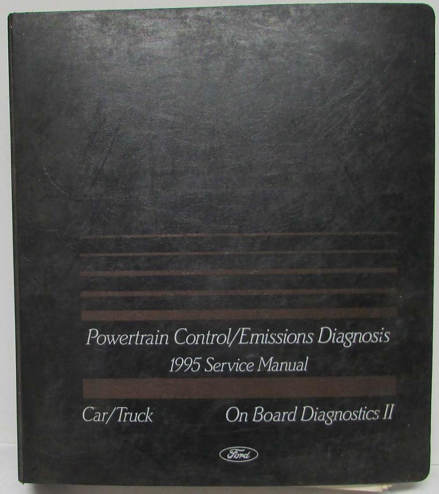 1995 Ford Powertrain Control Emissions Diagnosis Service Manual Car-Truck OBD-II