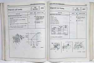 1990 Ford Engine Emissions-Diagnosis Service Manual Festiva Probe Escort Tracer