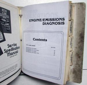 1985 Ford Emission Diagnosis Engine/Electronics Service Shop Manual Car-Truck