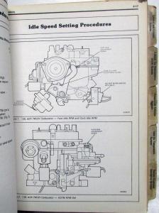 1983 Ford Emission Diagnosis Engine/Electronics Service Shop Manual Car-Truck