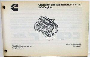 1997 Cummins Owners Operation and Maintenance Manual - ISB Engine