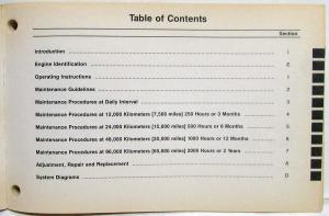 1997 Cummins Owners Operation and Maintenance Manual - ISB Engine