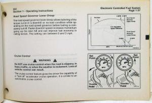 1998 Cummins Owners Operation and Maintenance Manual - ISC Engine