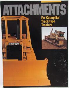 1990 Caterpillar Attachments for Track-Type Tractors Sales Brochure