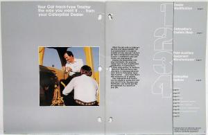1990 Caterpillar The Tailored Tractor Track-Type Attachments Sales Brochure