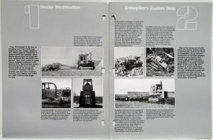 1990 Caterpillar The Tailored Tractor Track-Type Attachments Sales Brochure