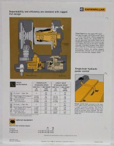 1983 Caterpillar 54 Winch Sales Spec Sheet