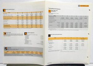 1982 Caterpillar Winches Spec Sheet Sales Folder