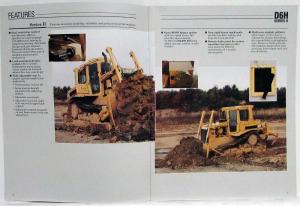 1991 Caterpillar D6H Series II Track-Type Tractor Sales Brochure