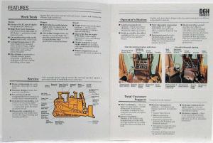 1991 Caterpillar D6H Series II Track-Type Tractor Sales Brochure