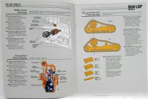 1991 Caterpillar D6H LGP Track-Type Tractor Sales Brochure